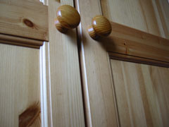 wood furniture with clear finish